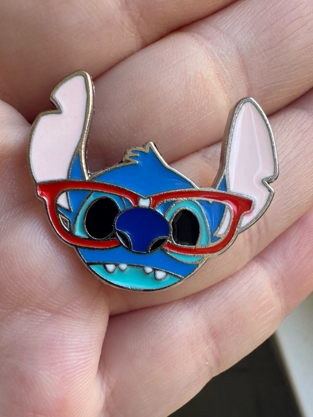 Disney Lilo & Stitch Head Collection Pin Nerds Rock Trading Pin 2012 Enamel